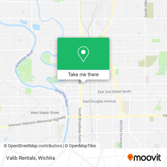 Valib Rentals map