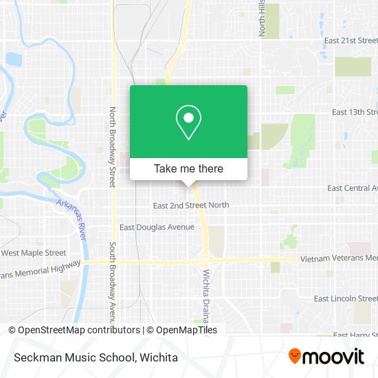 Mapa de Seckman Music School