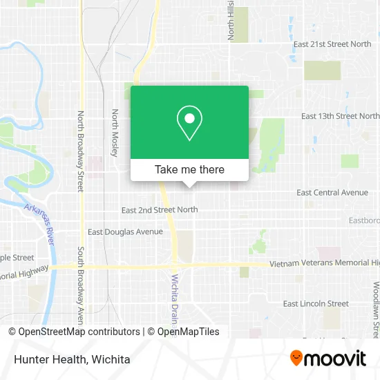 Hunter Health map