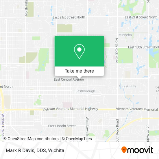 Mark R Davis, DDS map