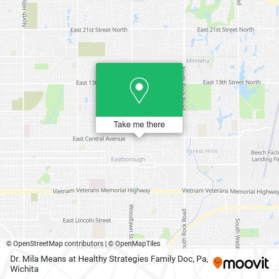Mapa de Dr. Mila Means at Healthy Strategies Family Doc, Pa