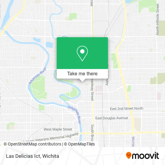 Las Delicias Ict map
