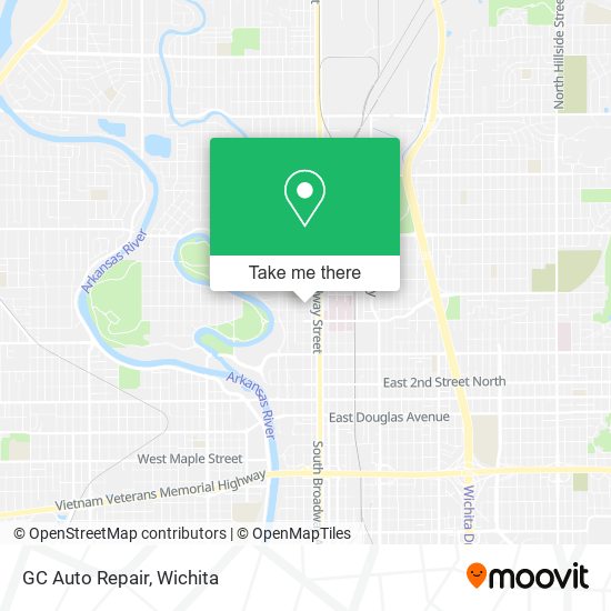 GC Auto Repair map