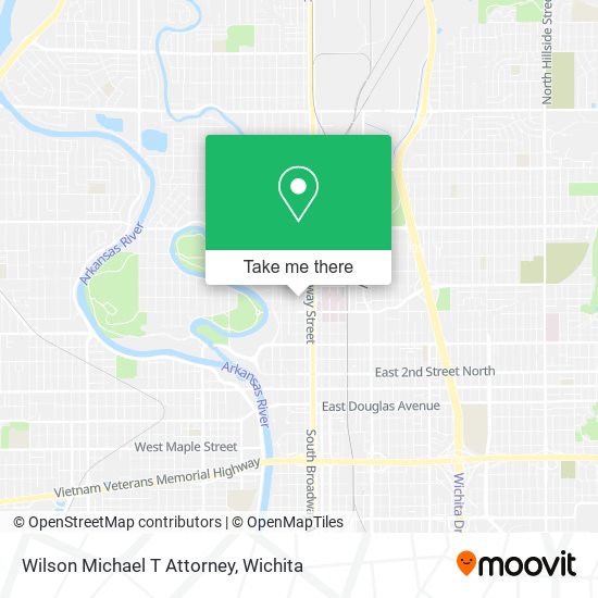 Wilson Michael T Attorney map