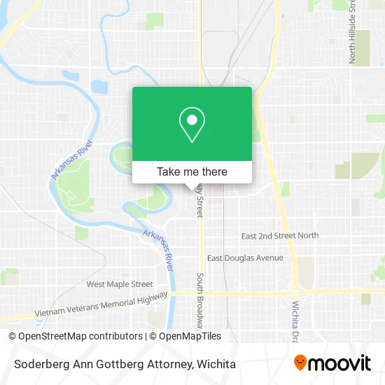 Soderberg Ann Gottberg Attorney map