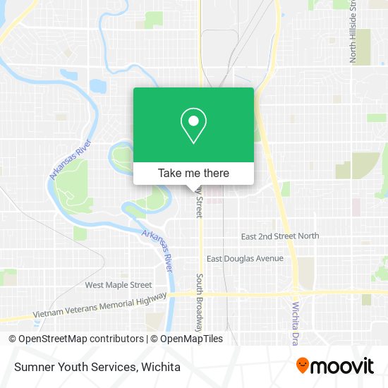 Sumner Youth Services map