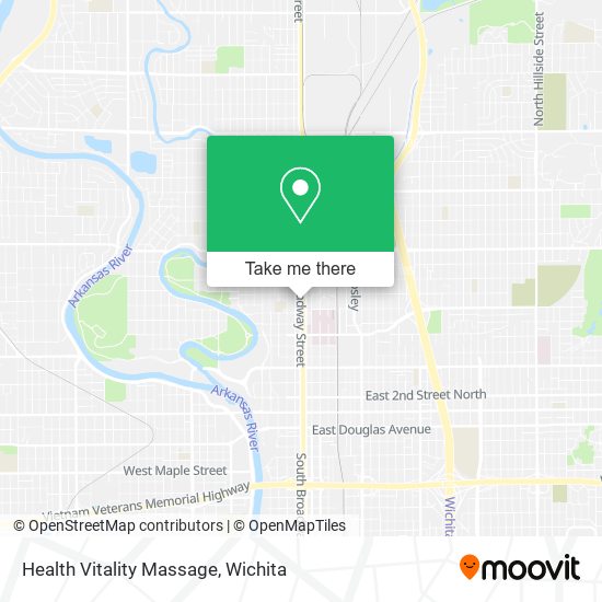 Health Vitality Massage map