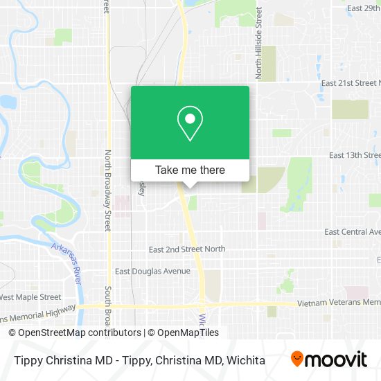 Tippy Christina MD - Tippy, Christina MD map