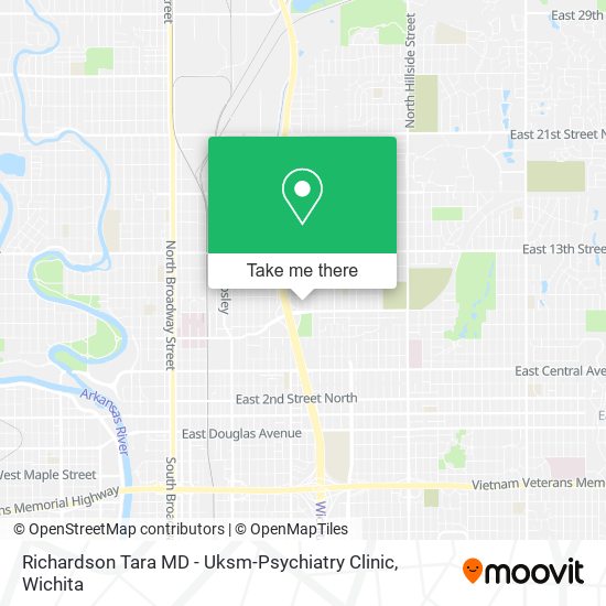 Richardson Tara MD - Uksm-Psychiatry Clinic map