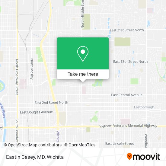 Eastin Casey, MD map