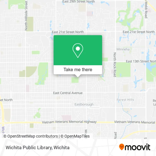 Wichita Public Library map