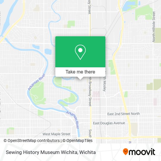 Sewing History Museum Wichita map