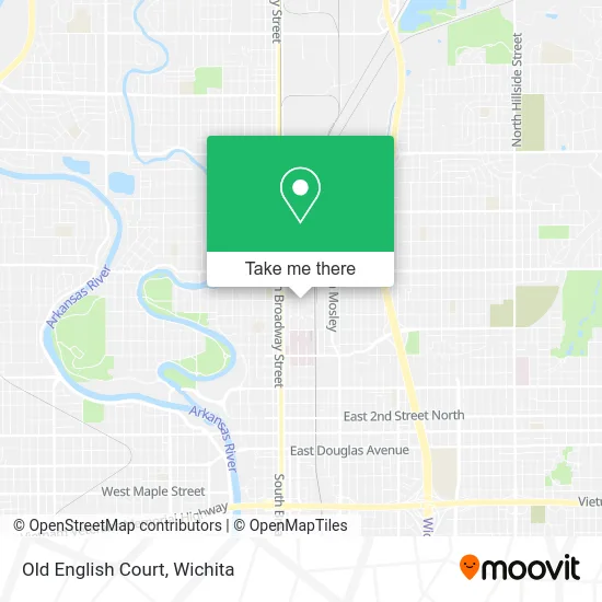 Old English Court map