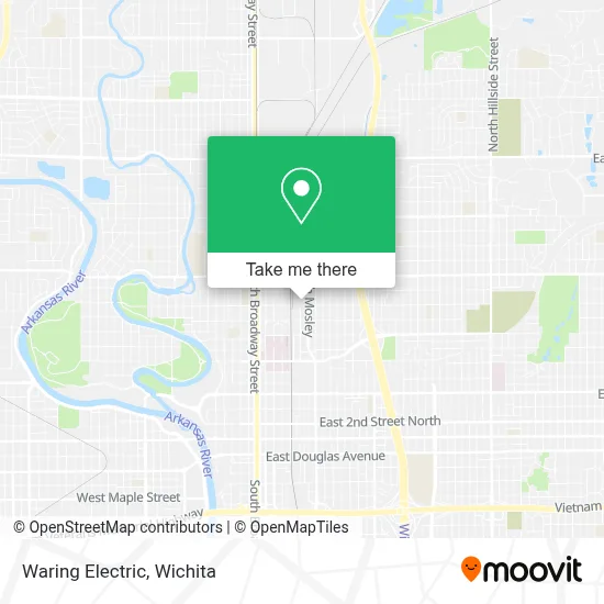 Waring Electric map