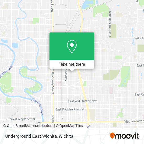 Mapa de Underground East Wichita