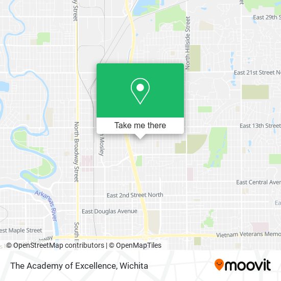 The Academy of Excellence map