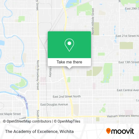 The Academy of Excellence map
