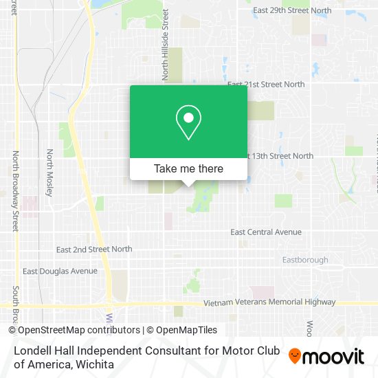 Londell Hall Independent Consultant for Motor Club of America map