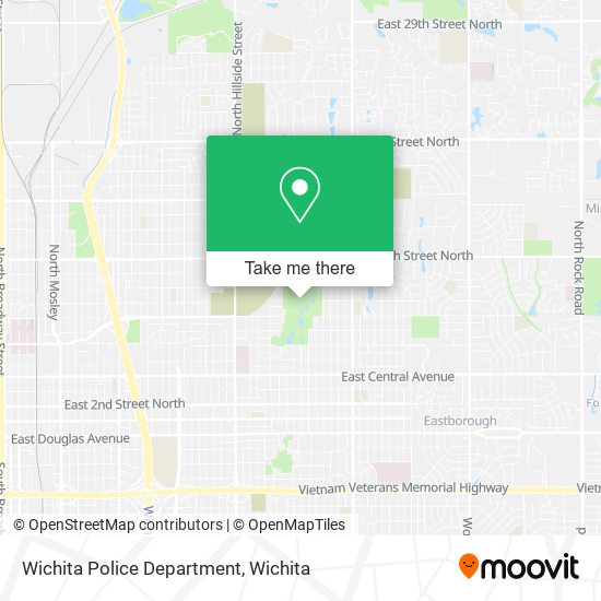 Wichita Police Department map