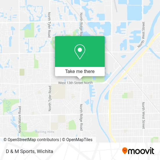 D & M Sports map