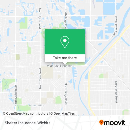 Shelter Insurance map