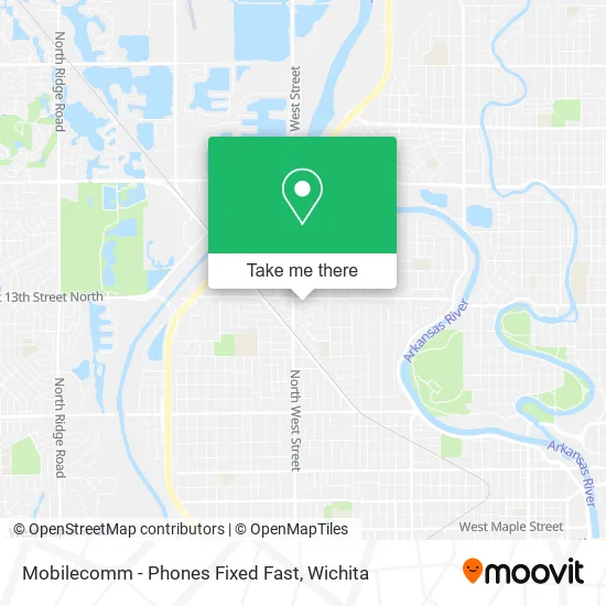 Mobilecomm - Phones Fixed Fast map