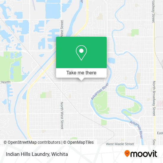 Indian Hills Laundry map