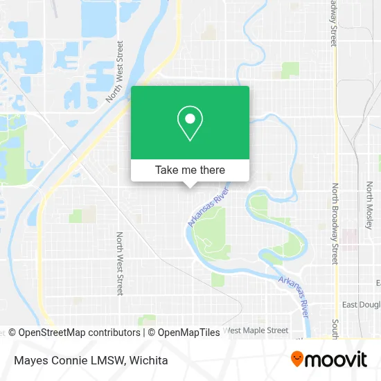 Mayes Connie LMSW map