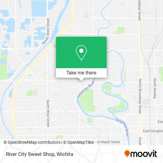 River City Sweet Shop map