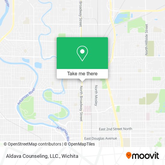 Aldava Counseling, LLC. map