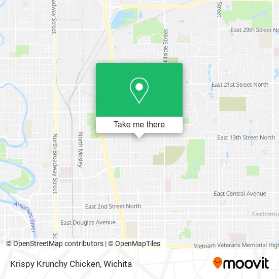 Krispy Krunchy Chicken map