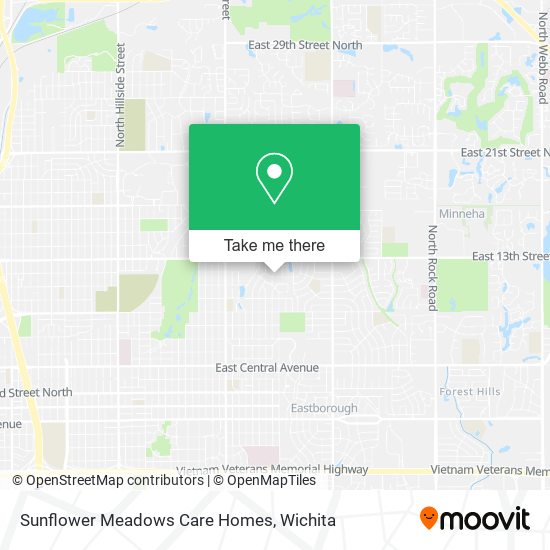 Mapa de Sunflower Meadows Care Homes