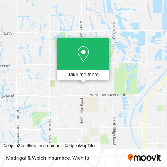 Madrigal & Welch Insurance map