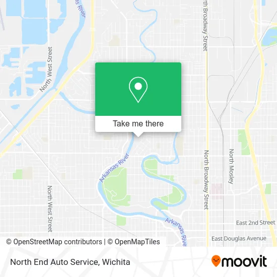 North End Auto Service map