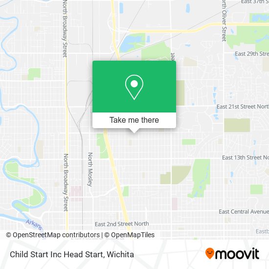 Child Start Inc Head Start map