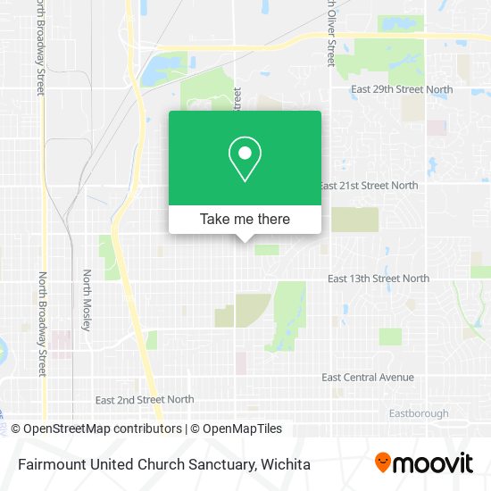 Mapa de Fairmount United Church Sanctuary