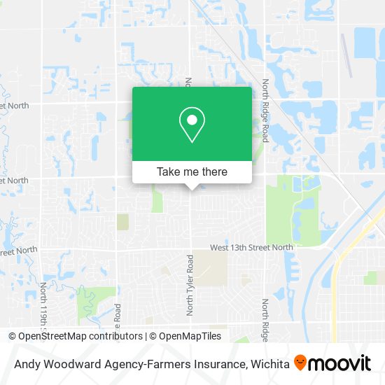 Andy Woodward Agency-Farmers Insurance map