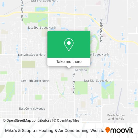 Mapa de Mike's & Sappio's Heating & Air Conditioning