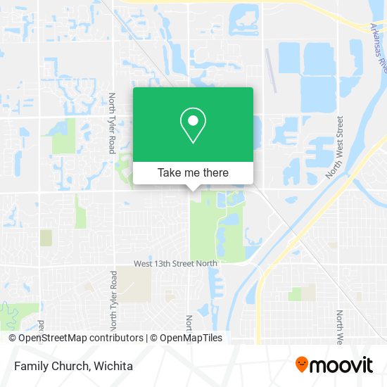 Family Church map