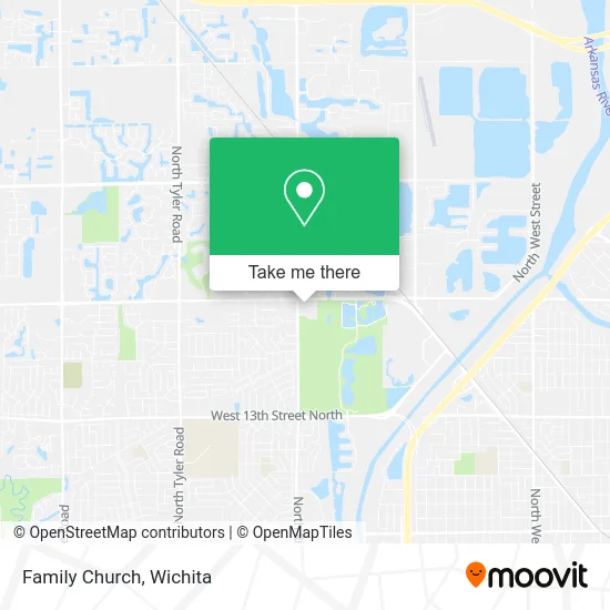 Family Church map