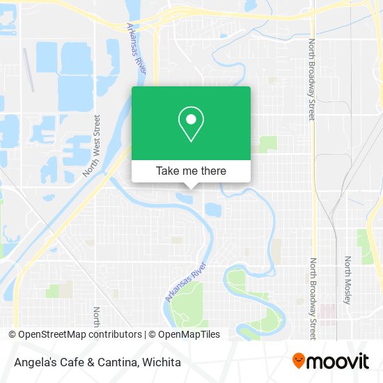 Angela's Cafe & Cantina map