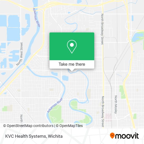 KVC Health Systems map