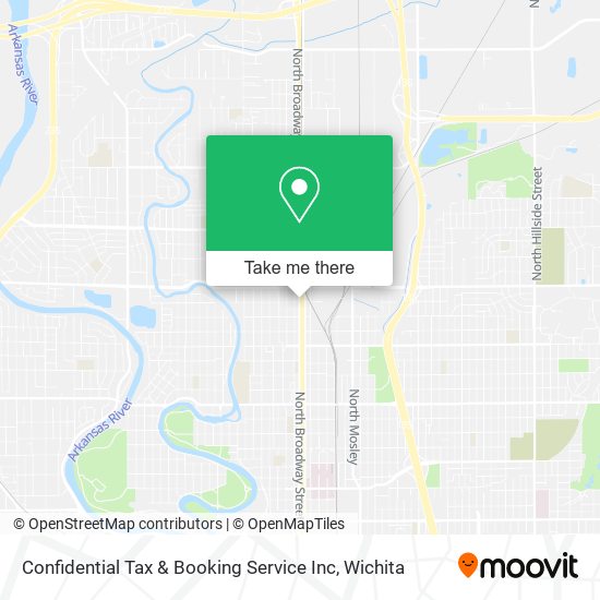 Confidential Tax & Booking Service Inc map
