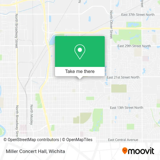 Miller Concert Hall map