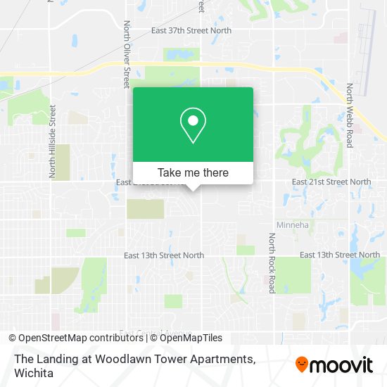 The Landing at Woodlawn Tower Apartments map