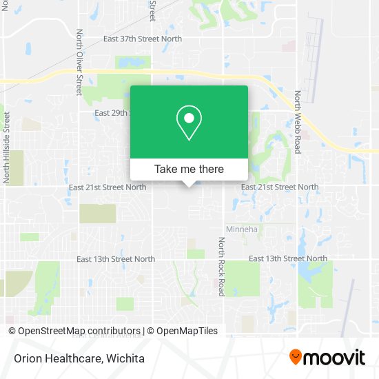 Orion Healthcare map