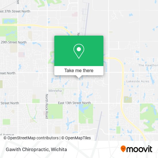 Gawith Chiropractic map