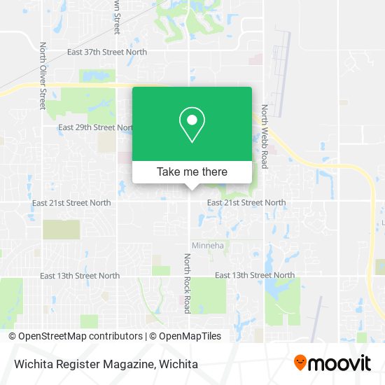 Wichita Register Magazine map