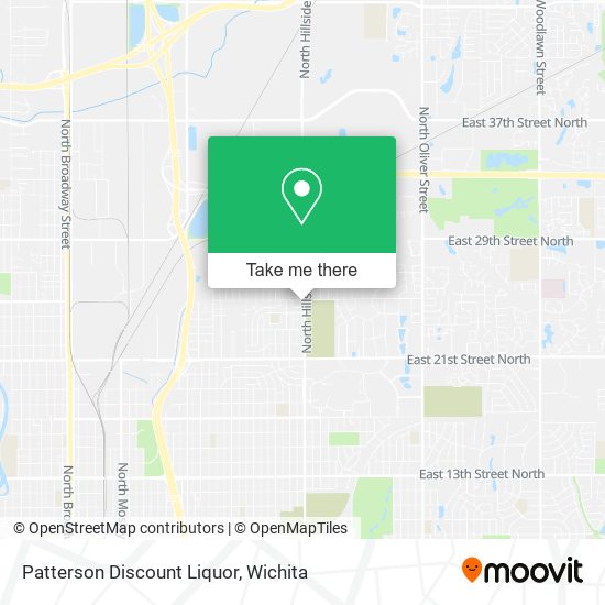 Mapa de Patterson Discount Liquor