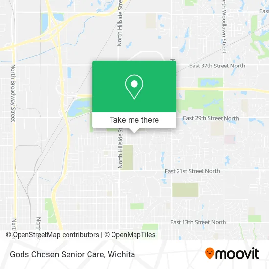Gods Chosen Senior Care map